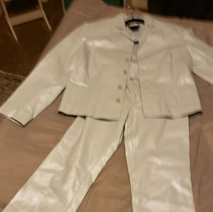 Ralph Lauren Leather Suit Jacket and Pants